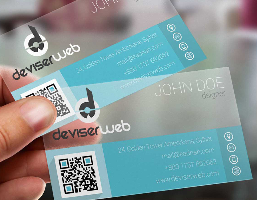Free Transparent Business Card Download