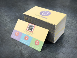 Free Flat Business Card Download PSD file from print template