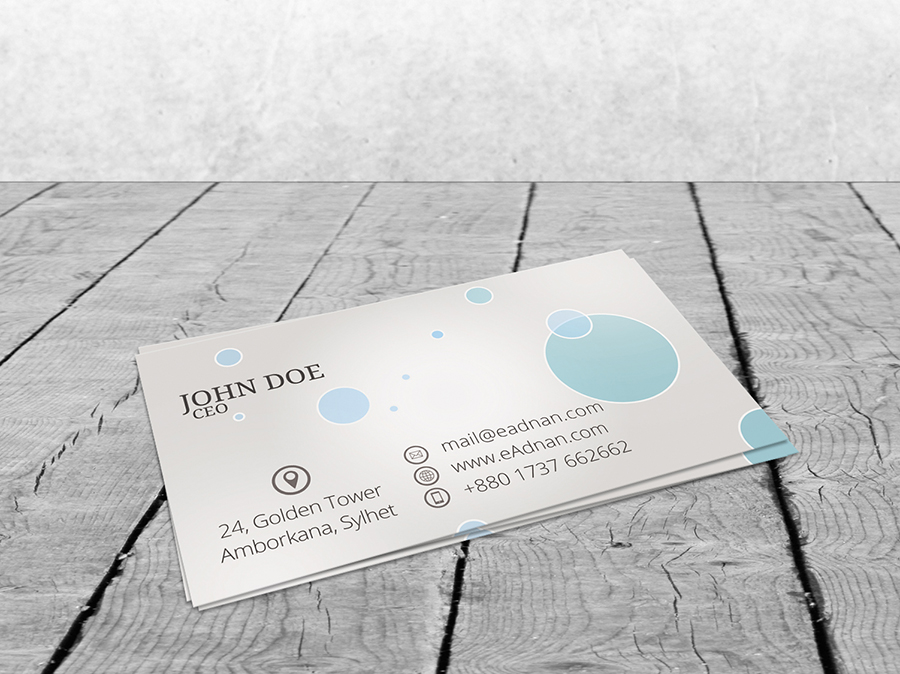 Business card PSD mock up free download