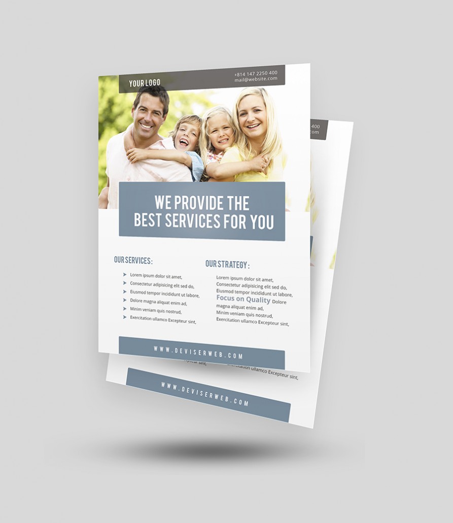 Free PSD Corporate Flyer Templates | PSDboom | Free CV/Resume Templates