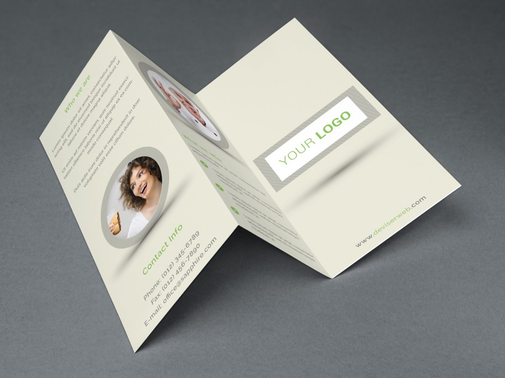 Free Trifold brochure template download