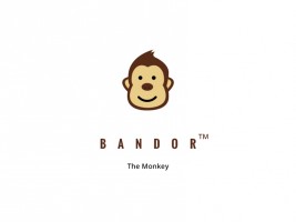 Bandor The Monkey Logo Illustration Free Download