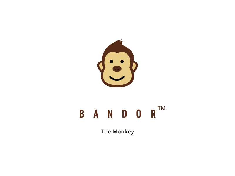Bandor The Monkey Logo Illustration Free Download
