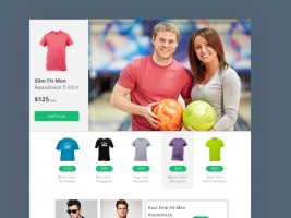Minimal eCommerce Web Page Design Free Download