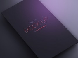 free psd dark ui mock up