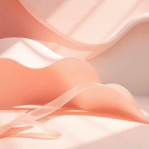 Free AI photo: Abstract Pastel Composition with Soft Organic Curves and. Abstract pastel composition with soft organic curves and translucent materials, dreamy lighting, minimal luxury aesthetic, p…