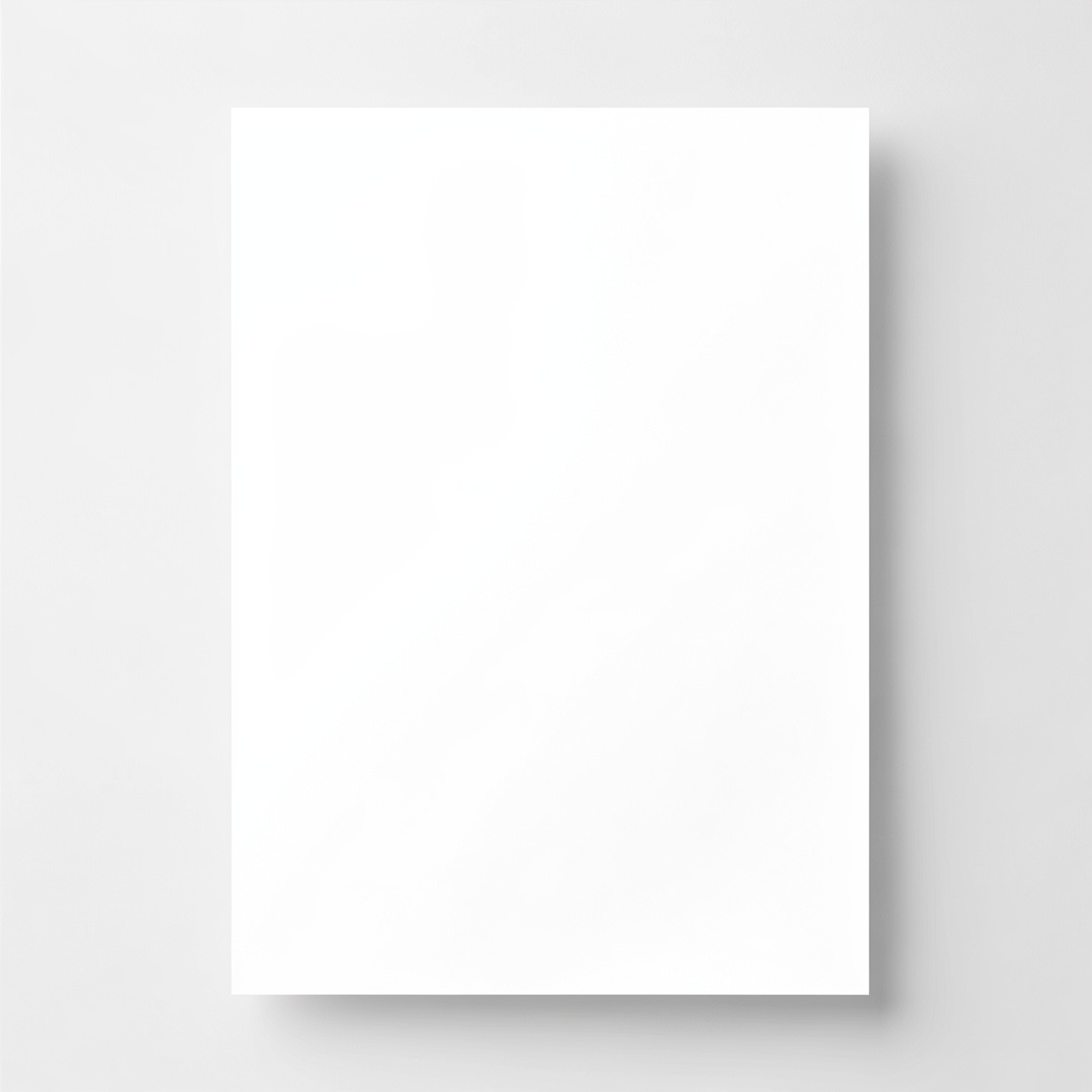 A clean and empty poster template waiting for content.