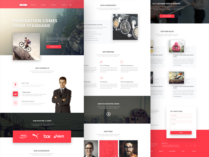 Creative Agency psd Template