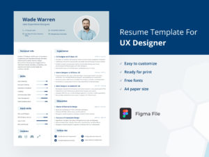 free figma resume template